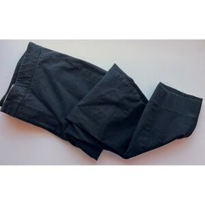 Everlane • Solid Black Cotton Slim Pants